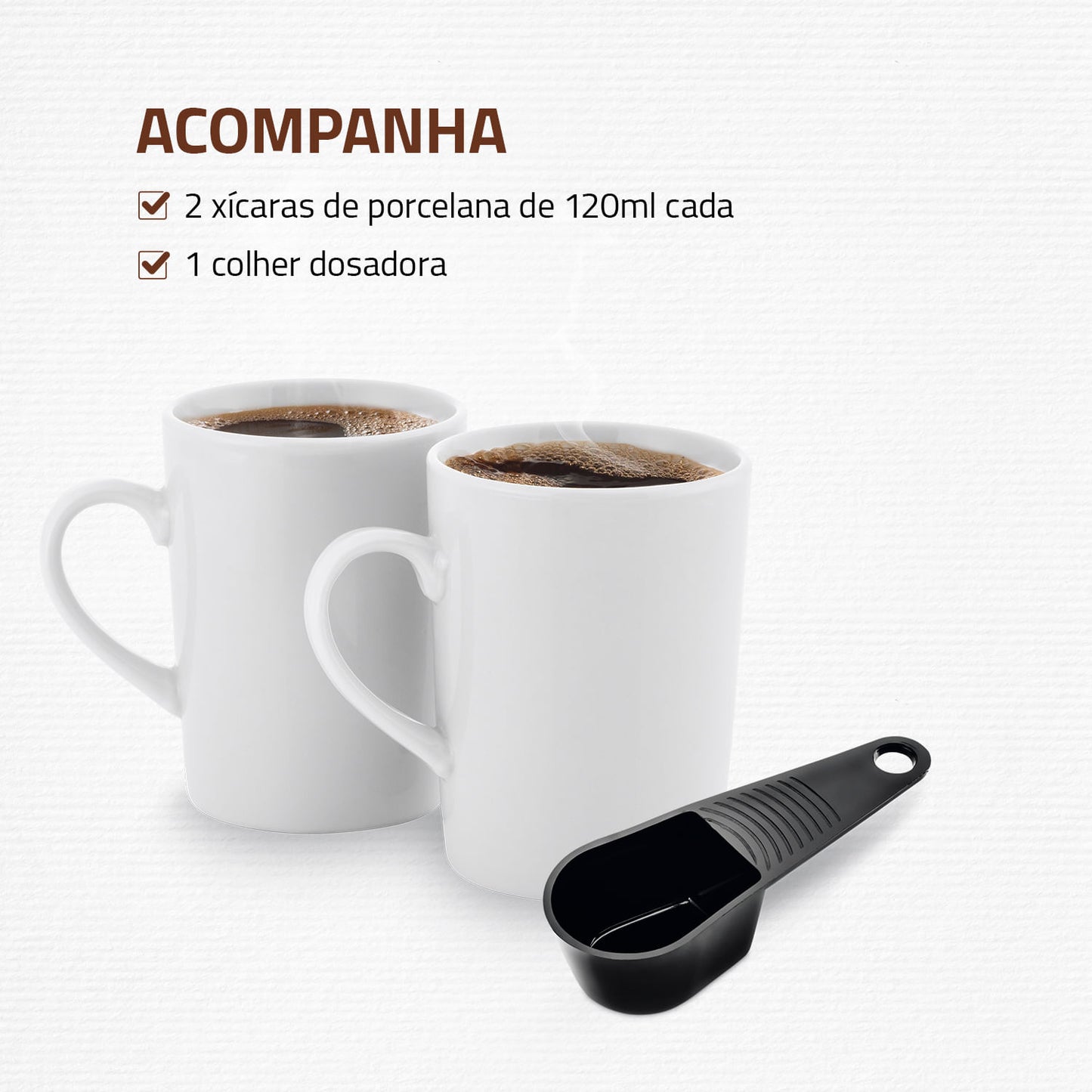 CAFETERA SMART COFFEE 2 CAFECITOS C-42-2X-BI