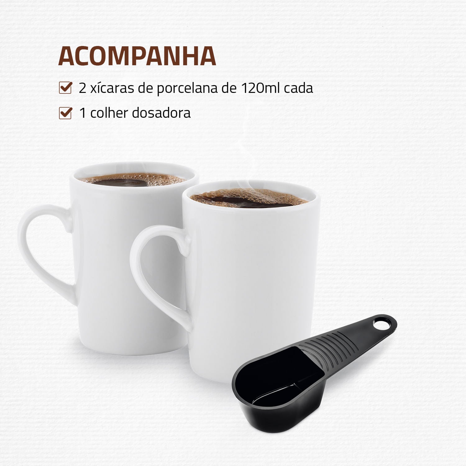 CAFETERA SMART COFFEE 2 CAFECITOS C-42-2X-BI