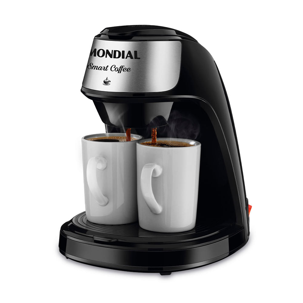 CAFETERA SMART COFFEE 2 CAFECITOS C-42-2X-BI