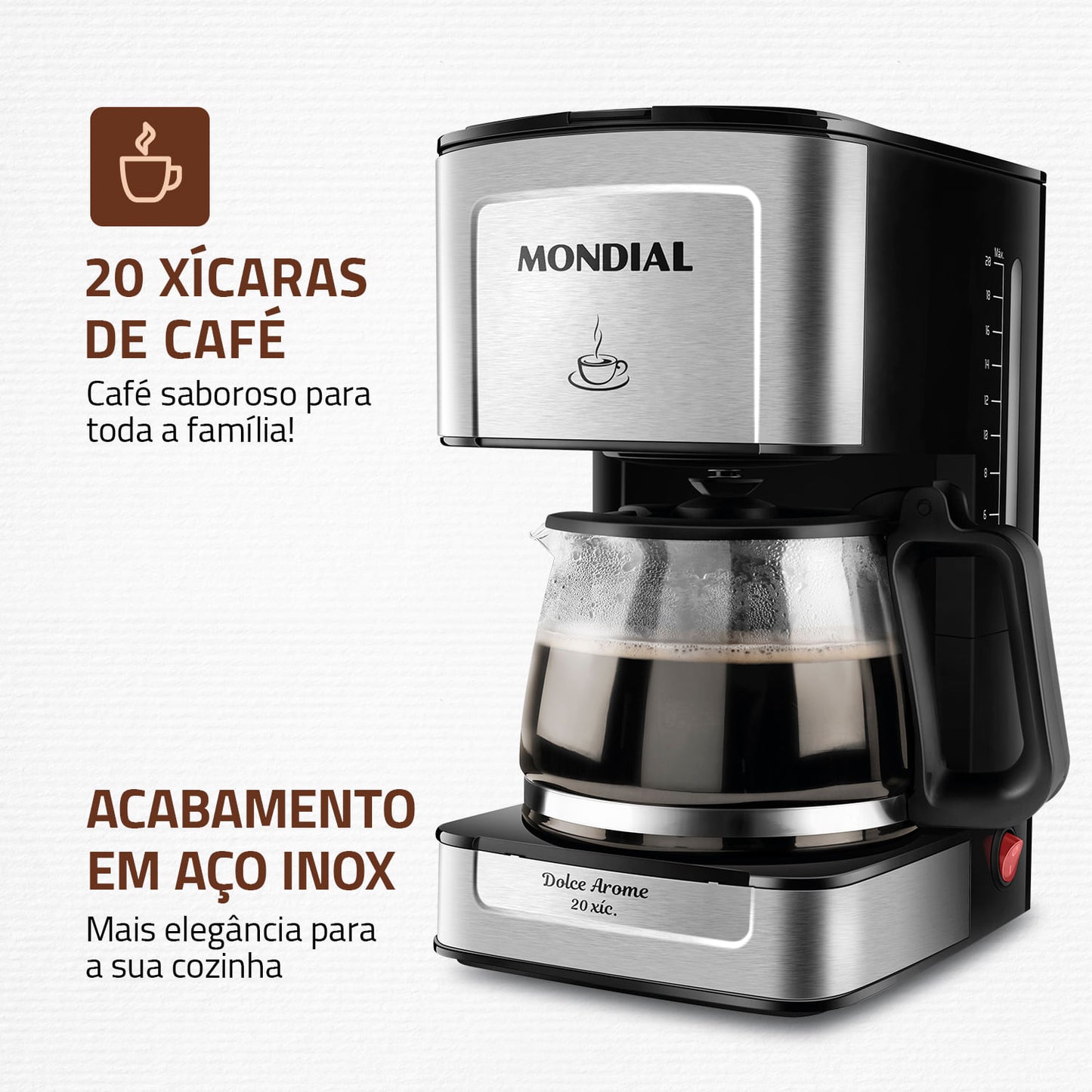 CAFETERA DOLCE AROME 20 CAFECITOS C-43-20X-SI