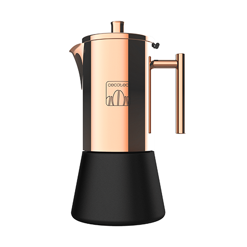 Cafetera Moka De Acero Inoxidable Cumbia Moking 400