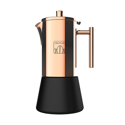 Cafetera Moka De Acero Inoxidable Cumbia Moking 400