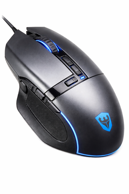 Mouse Gamer A-GM01 RGB 4200 DPI con 10 Botones y Macro