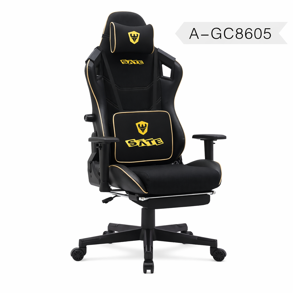 Silla Gamer Sate A-GC8605 Reclinable 180° hasta 150 kg