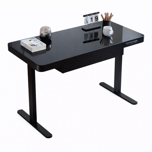 Mesa Gamer Motorizada A-MT501 con Vidrio Templado y USB