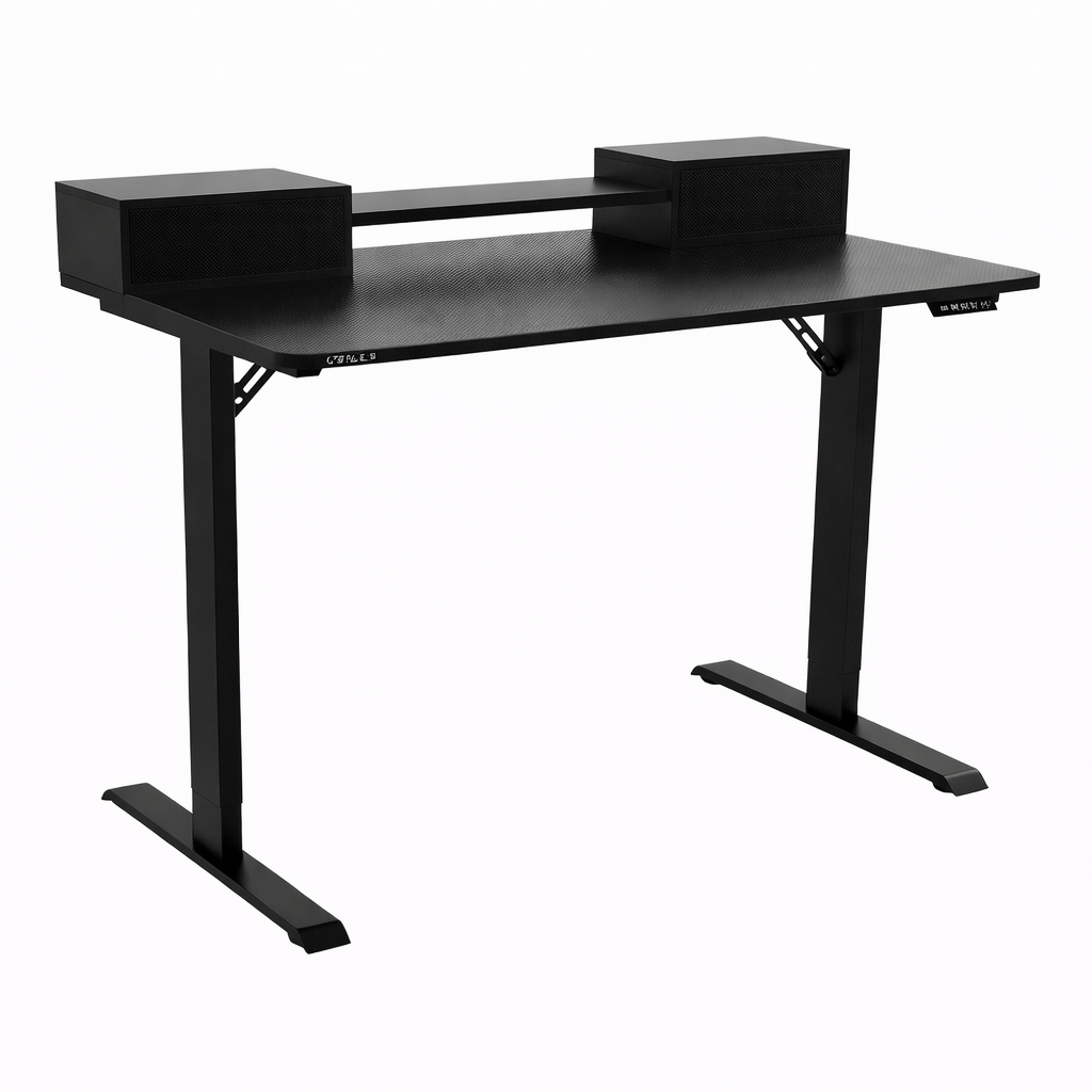 Mesa Gamer A-MT201 Negra 120x60 cm