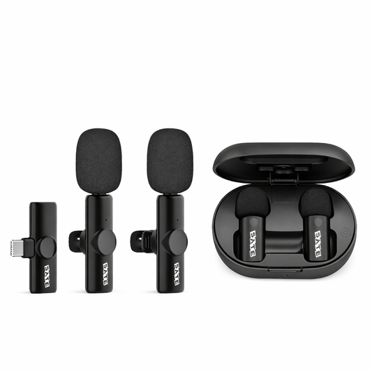 Micrófono Inalámbrico SATE A-MK232 Lightning Doble con Estuche