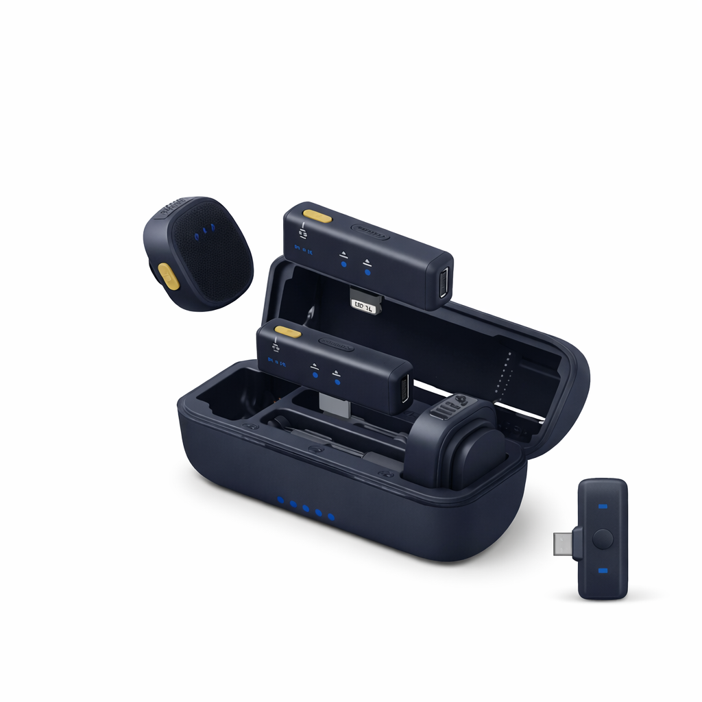 Micrófono Inalámbrico Dual USB-C y Lightning A-MK204