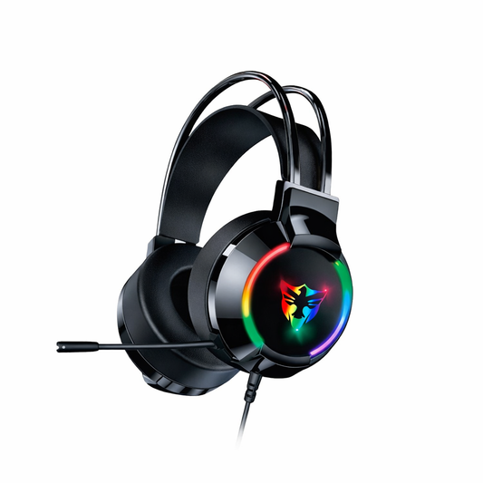 Auricular Gamer AE-304 RGB USB con Micrófono Alta Sensibilidad