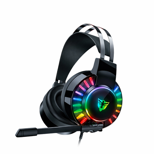 Auricular Gamer AE-306 RGB USB con Micrófono Alta Sensibilidad