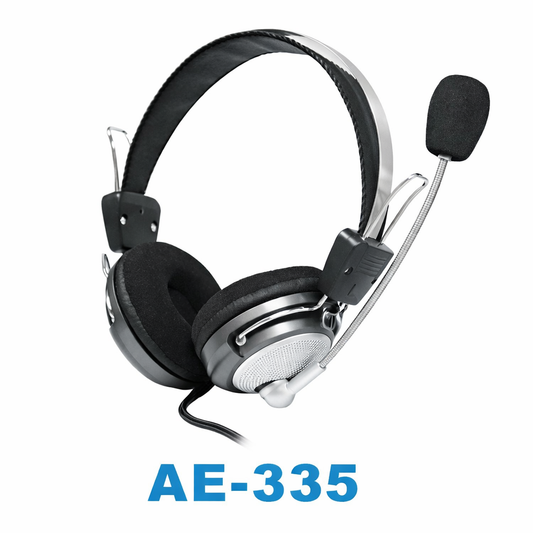 Auricular con Micrófono AE-335 para PC 3.5mm