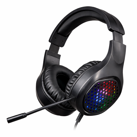 Auricular Gaming GH-330 con LED RGB USB y 3.5mm