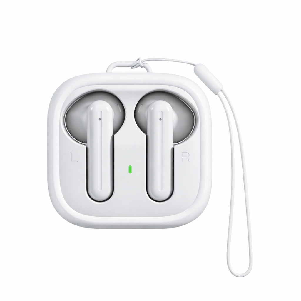 Auriculares Bluetooth SATE AE-6132 Blanco con Control Táctil