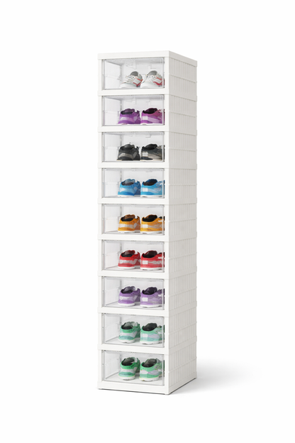 Zapatero Plegable SATE N-1039 9 Niveles Gabinete Transparente