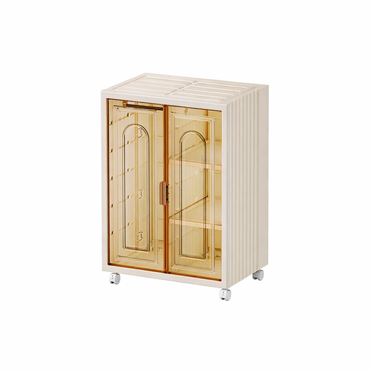 Armario Plegable SATE N1-4 con Ruedas Transparente Multiuso