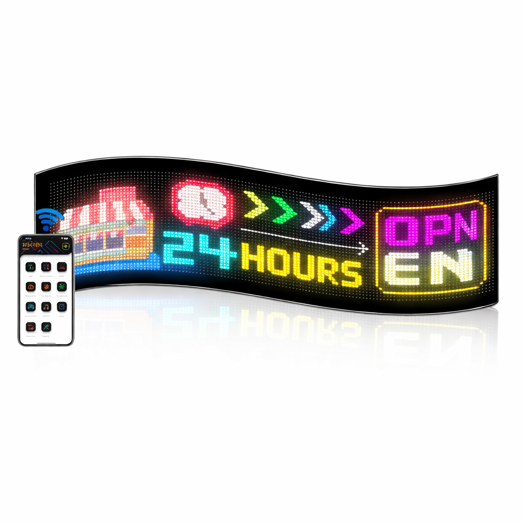 Panel LED RGB Impermeable A-MP32 32x64 con App