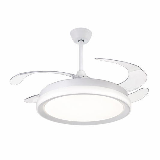 Ventilador de Techo con Luminaria A-FAN002 90W Blanco