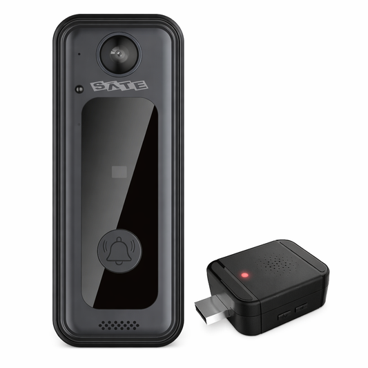 Timbre Inalámbrico WiFi HD Negro A-DB22