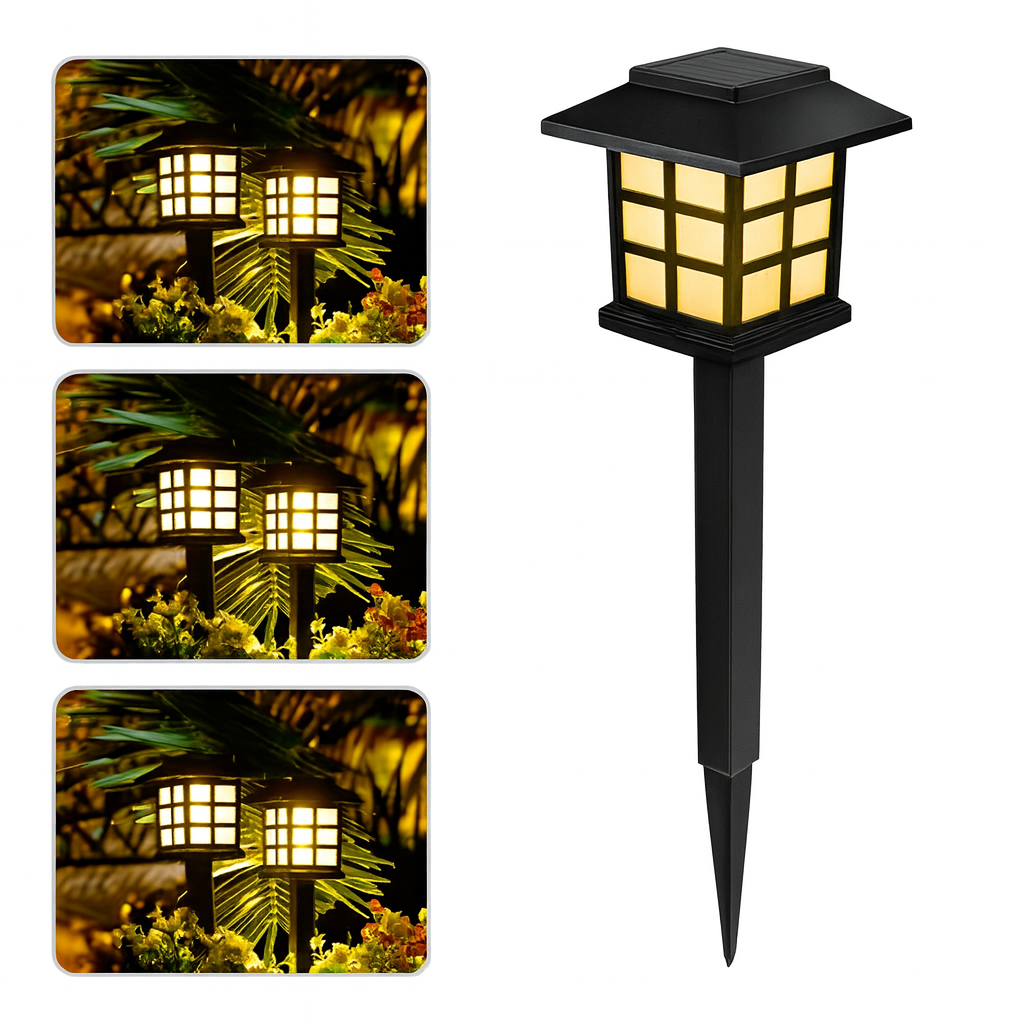 Luminarias Solares con Estaca para Jardín