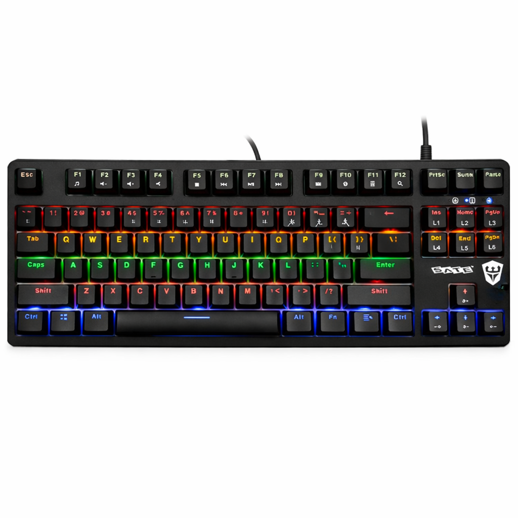 Teclado Gamer Mecánico GK-501 TKL RGB Portugués