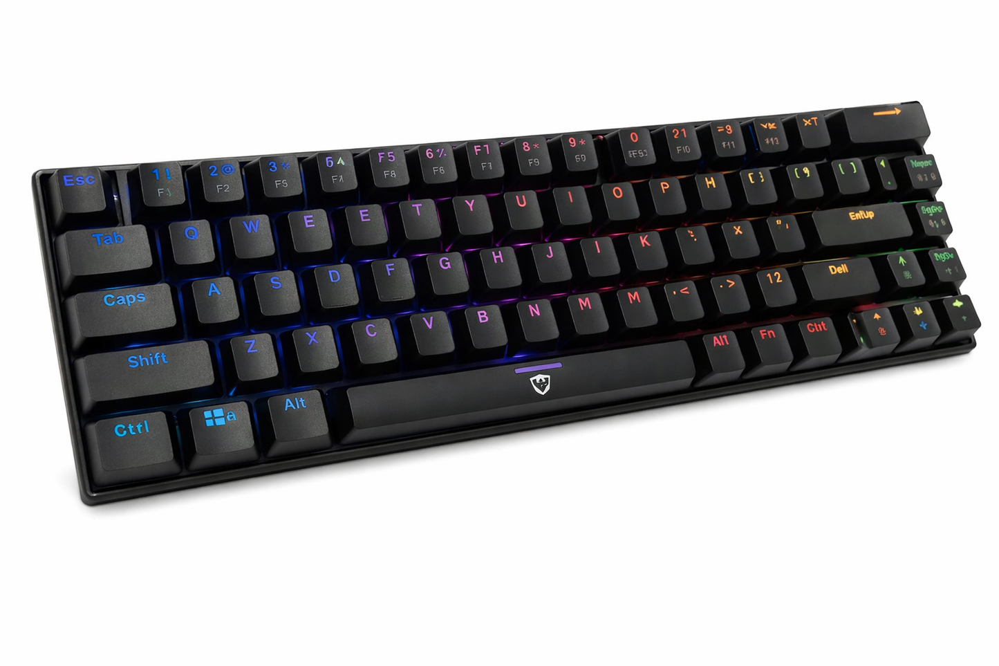 Mini Teclado Gamer Mecánico GK-55 RGB 68 Teclas