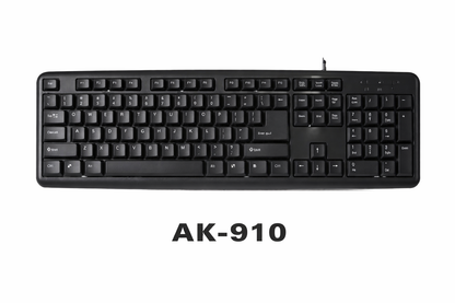 Teclado Básico SATE USB AK-910 104 Teclas Español/Portugués
