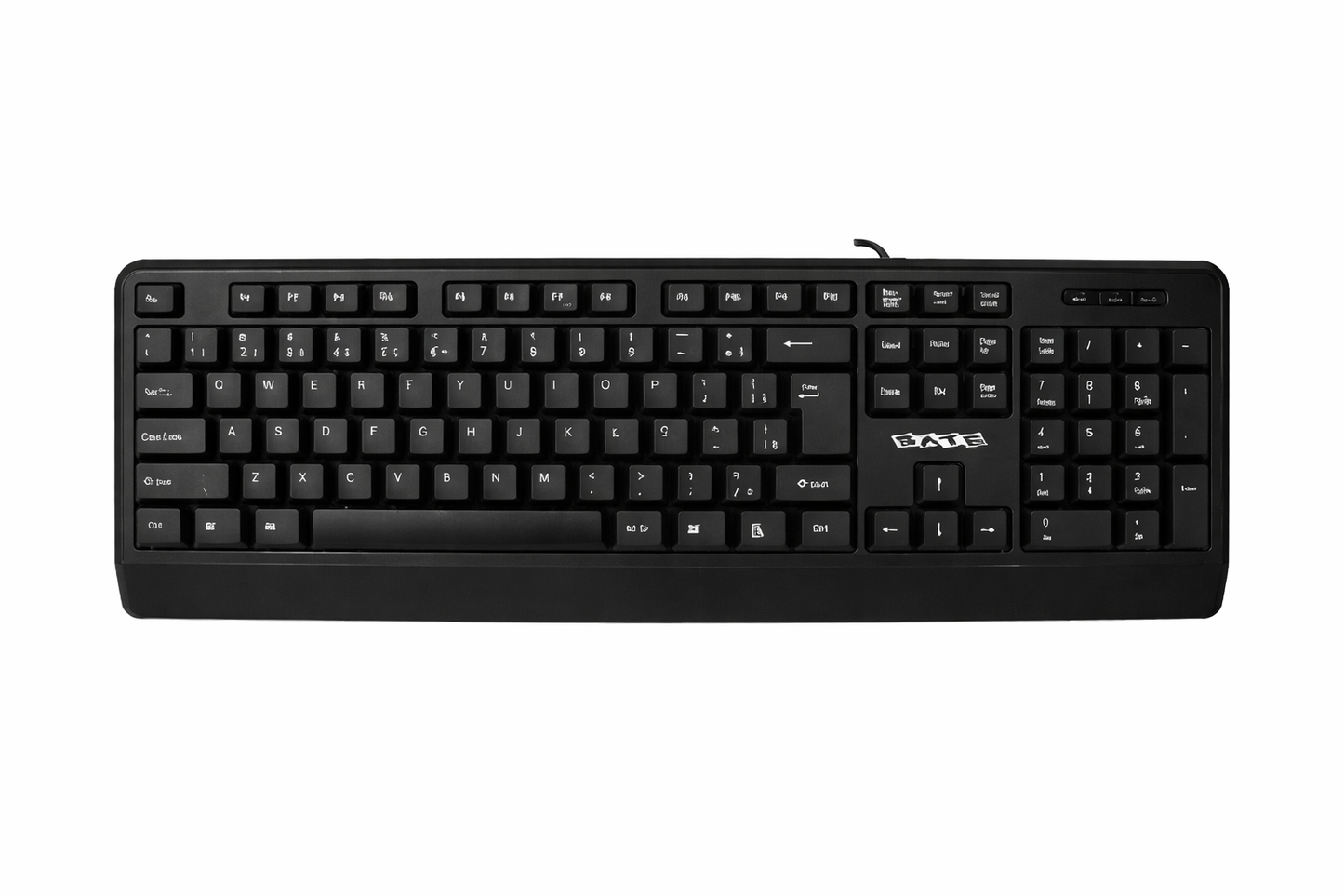 Teclado USB Básico AK-931 Portugués Negro