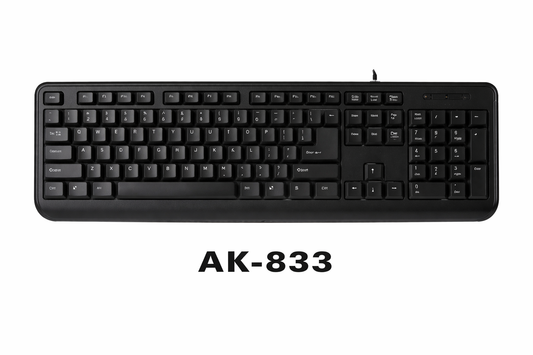 Teclado SATE USB AK-833ES Español con 12 teclas multimedia