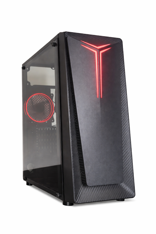 Gabinete Gamer 1 FAN 1104K Negro con Cooler RGB