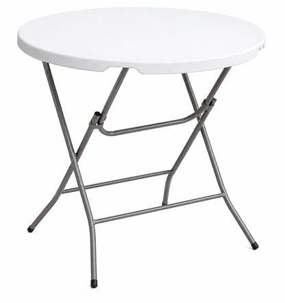 Mesa Redonda Plegable 80 x 74 cm Level