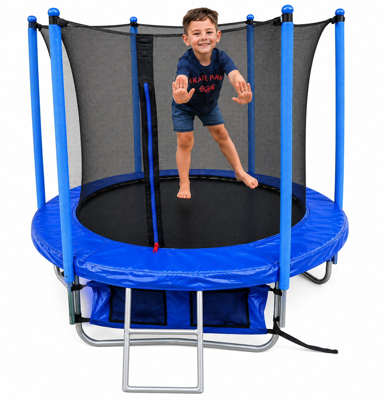 Cama Elástica 6FT con Red de Seguridad y Escalera