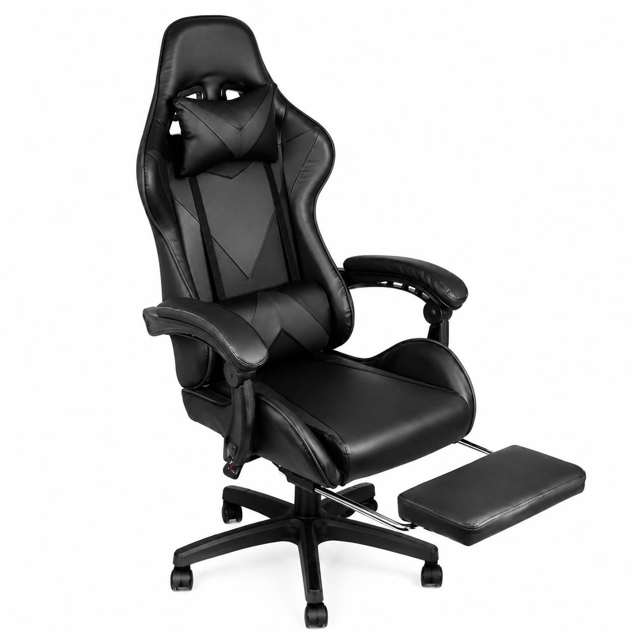 Silla Gamer Xtreme Level con Reposapiés Negra