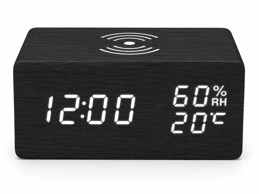 Reloj Despertador con Cargador Inalámbrico AC-T11W
