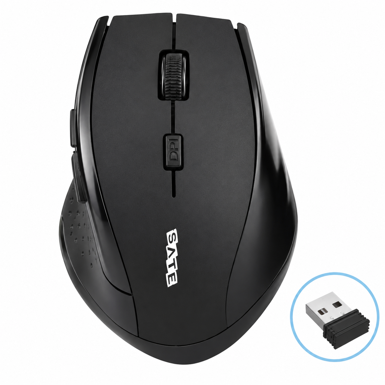 Mouse Inalámbrico A-43G – Negro