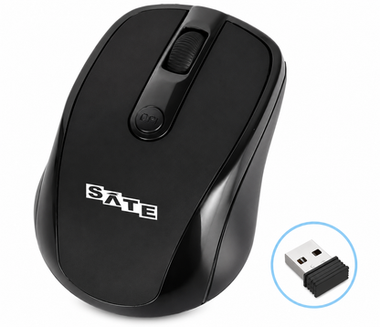 Mouse Inalámbrico A-44G – Negro