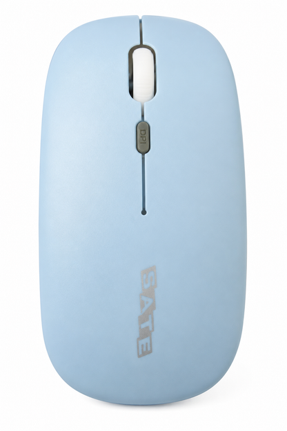 Mouse Inalámbrico A-785G – Celeste con acabado resistente y sofisticado
