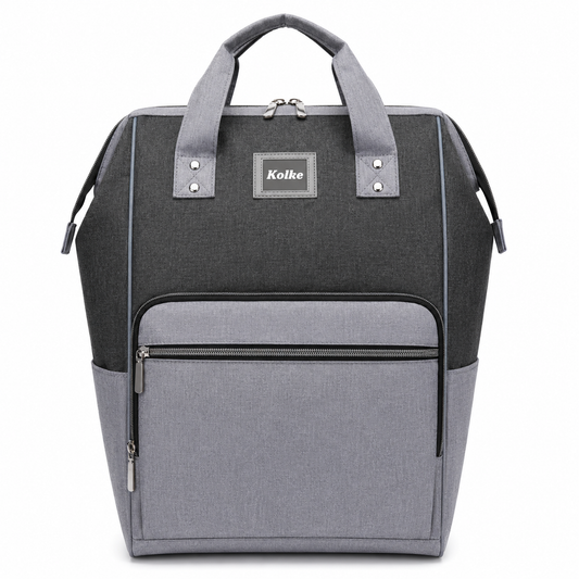 Mochila Voyage Waterproof KVM-533 Gris para Notebook 15.6" con Puerto USB