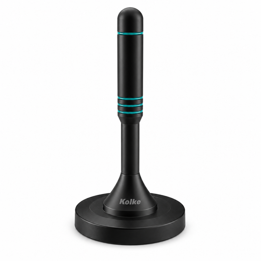 Antena Interior Digital HDTV Kolke KVV-597 con Base Magnética