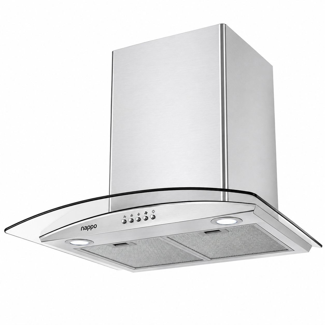 Campana Extractora Curva Nappo NEE-367 60CM Acero Inoxidable