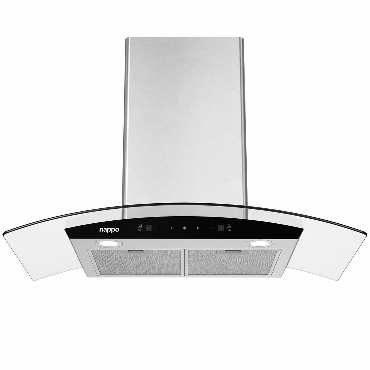 Campana Extractora Curva Nappo NEE-368 90CM Acero Inoxidable