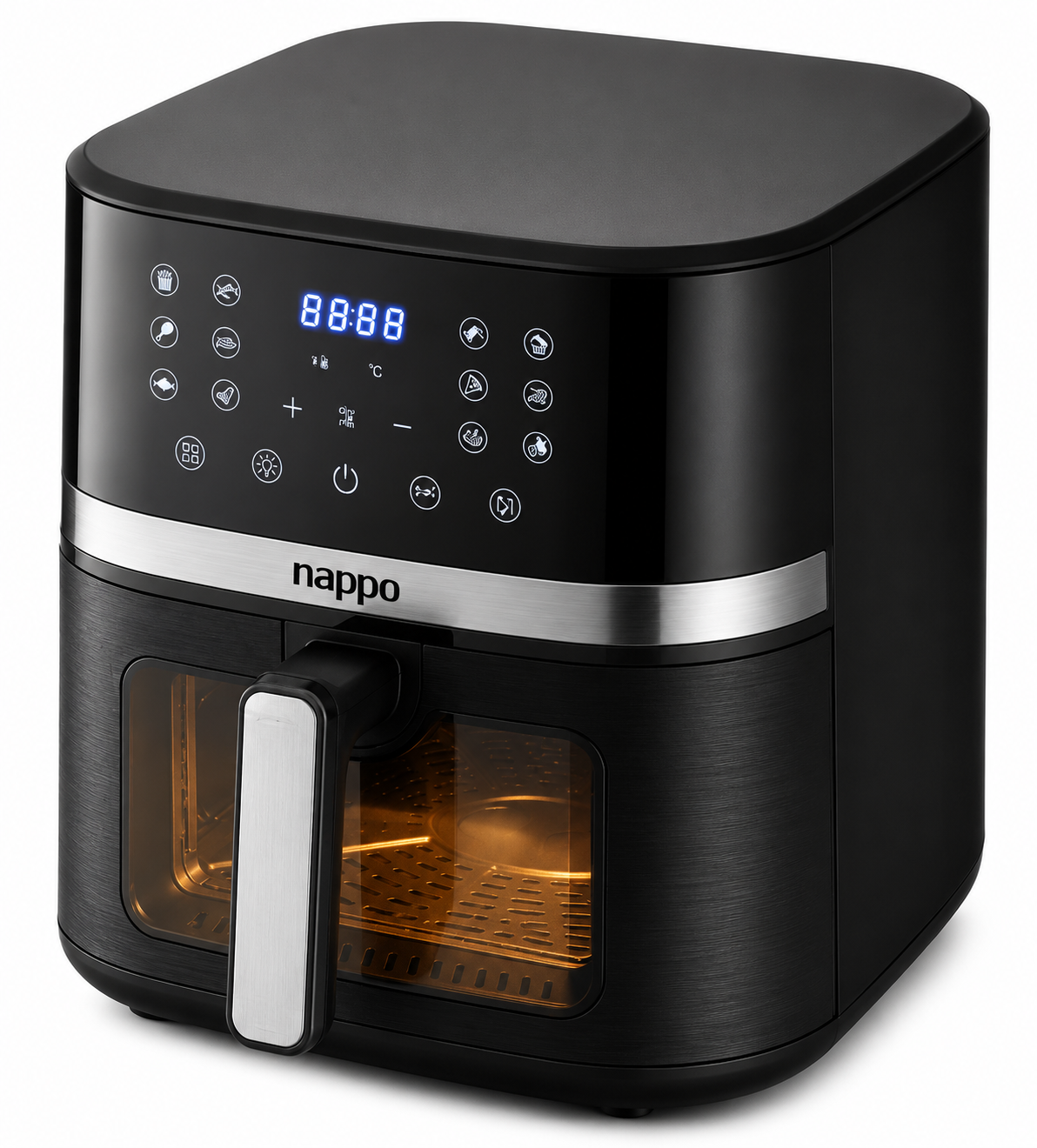 Freidora Sin Aceite Digital Nappo NEF-218 Negra 7L