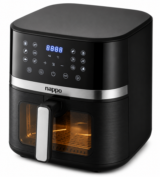 Freidora Sin Aceite Digital Nappo NEF-218 Negra 7L