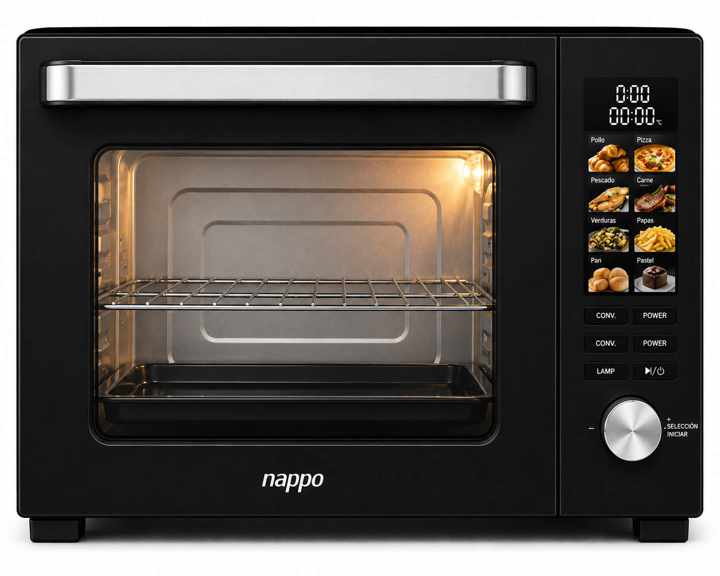 Horno Eléctrico Digital Nappo NEH-361 48 Litros 1800W