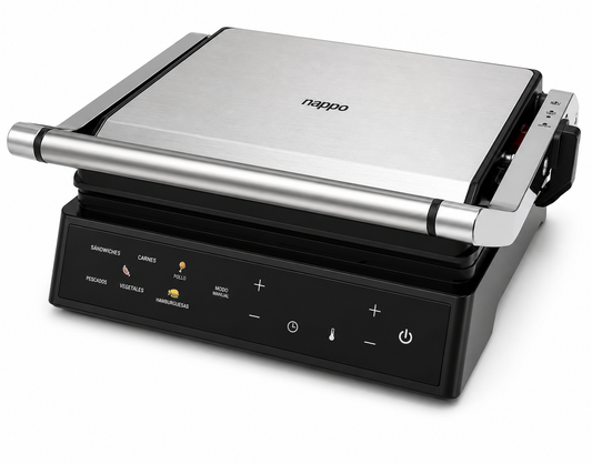 Grill Sandwichera Cuádruple Digital Nappo NEG-351 2000W