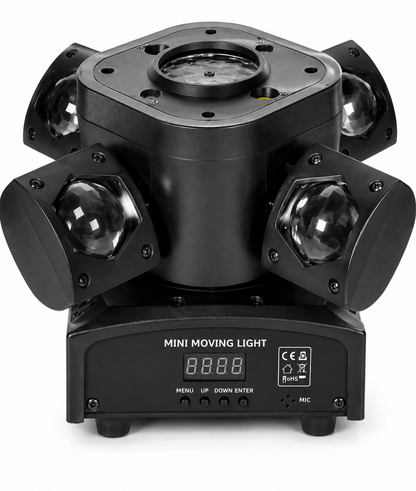 Proyector de Luz LED Para Fiesta A-MH072 Cabezal Móvil RGBW