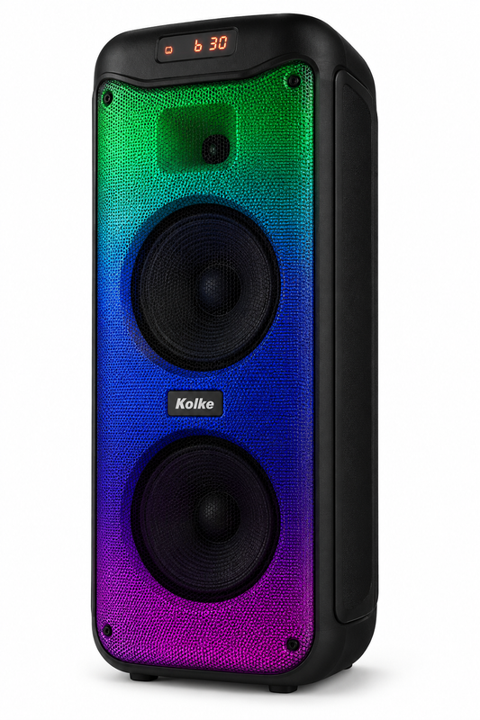 Parlante Kolke Boreal KPB-608 Doble 6.5" 1000W con Karaoke y TWS