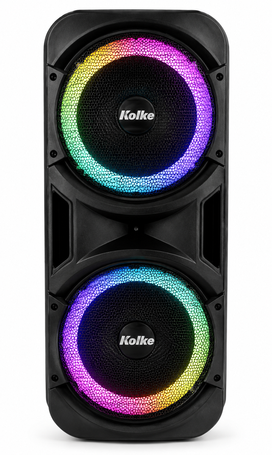 Parlante Kolke Blow KPB-666 Doble 12" 700W con Karaoke y TWS
