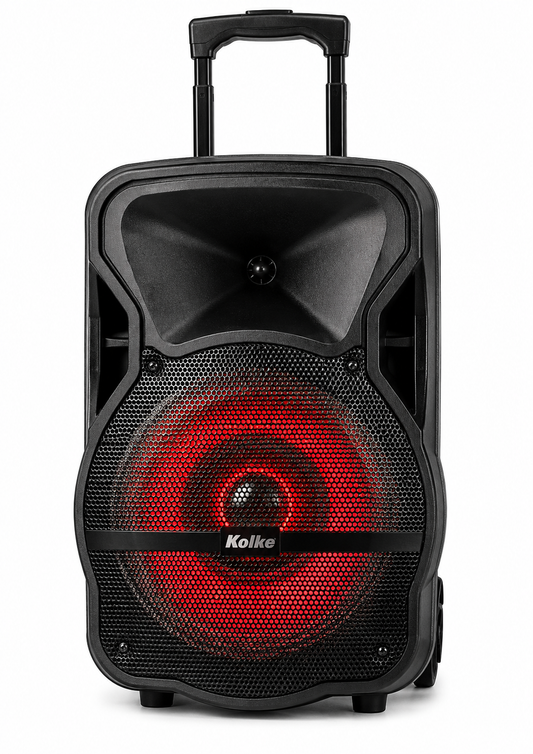 Parlante Kolke Fiesta KPB-370 12" 220W con Micrófono Inalámbrico