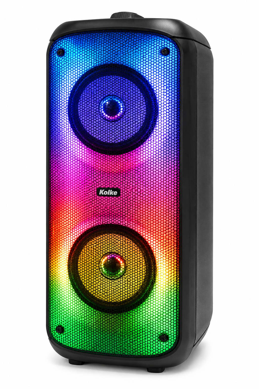 Parlante Kolke Glow 2 KPM-804 Doble 4" 60W con Luces LED y TWS