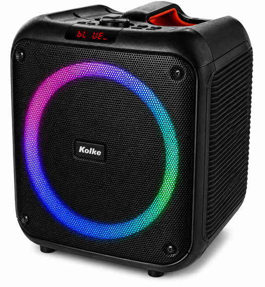 Parlante Kolke Party Cube KPB-584 8" 250W con Luces LED y TWS